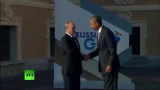 Первая встреча Путина и Обамы после инцидента со Сноуденом