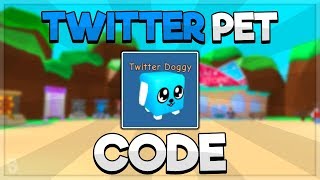 NEW TWITTER PET CODE! | Bubble Gum Simulator #1