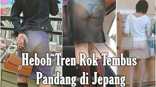 Heboh Tren Rok Tembus Pandang di Jepang, Tapi Setelah Diperhatikan Faktanya Bikin Nyesek!