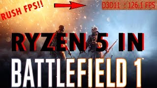 Ryzen 5 1600 and GTX 1070 TRUE PERFORMANCE | Battlefield 1