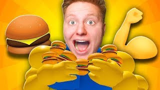 ЕМ БУРГЕРЫ И СТАНОВЛЮСЬ КАЧКОМ! | Roblox
