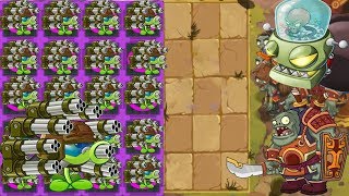 Plants Vs Zombies 2 Chinese : Gatling Pea vs Kung Fu Master Zombot