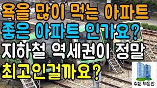 욕을 많이 먹는 아파트단지 좋은단지인가요 투자에 있어서 지하철역이 최고인가요