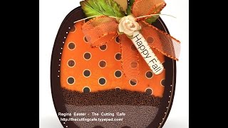 Watch Me Work Wednesdays Episode 1 Pumpkin Shaped Shaker Card
