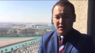 Азамат Кармышаков: Англисче үйрөнүп, Катарга келгиле