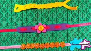Pulseras de FOAMI (3 diseños fáciles) ⚪SUPERMANUALIDADES⚪