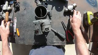 1uzfe Non-vvti Throttle Body Mod Tutorial.  includes Setting TPS - tricks.