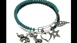 How To Make Adjustable Memory Wire Bracelet
