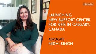 NRI Legal Services Opening new support center for NRIs in Calgary, Canada