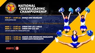 LIVE: National Cheerleading Championship 2018 | Cheer Day (All Girls)