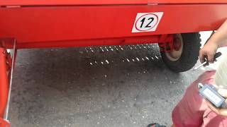 Установка счетчика тюков на пресс подборщик sipma z224/1