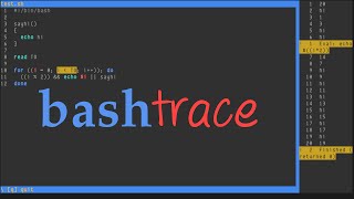 bashtrace, debugger for Bash scripts in Python