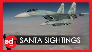 Father Christmas 'Sightings' Reported Across the United States