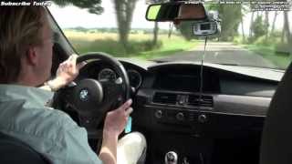 G-Power Hurricane RR BMW M5 800 HP V10 bi-kompressor shorter testdrive on countryroads from 2010