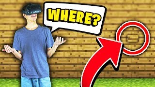 Minecraft Find the Button in VIRTUAL REALITY!