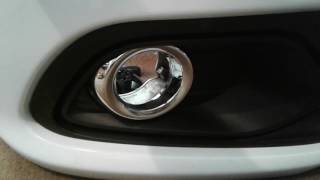 Рено Логан новый установка туманок ПТФ Renault LOGAN Мое измененное видео