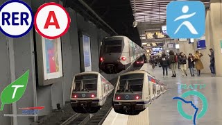 (RER A) Spot à La Défense des trains direction l’ouest [MI2N et MI09]