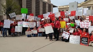 'It makes me cry’: Arizona teachers walk out of schools