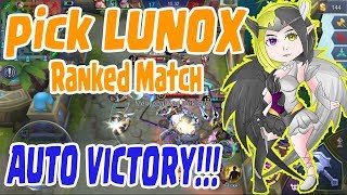 Mobile Legends ¤ Tutorial How To Play Lunox Gameplay Ranked Match (AUTO VICTORY)