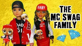 SWTAD LOL Families ! The MC Swag Family Raps While Cooking ! Toys and Dolls Pretend Play for Kids