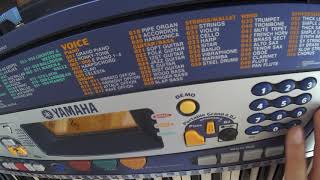 Все голоса, звуки и тоны синтезатора Yamaha PSR 260. Часть 1-я.