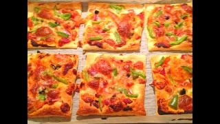 Puff Pastry Mini Pizzas | One Pot Chef