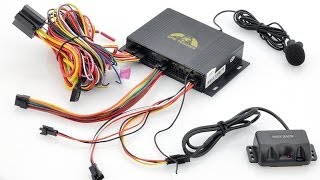 Автомобильный GPS трекер GPRS, аудио, центральный замок