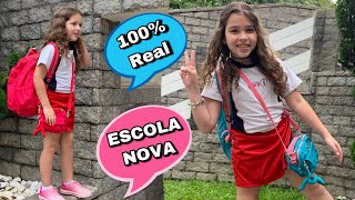 PRIMEIRO DIA DE AULA - ESCOLA NOVA
