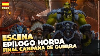 Escena Epílogo Horda - Thrall, Varok y Anduin - Final de la Campaña de Guerra (ES/ES) | Parche 8.2.5