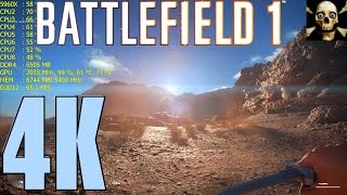 Battlefield 1  4K UltraHD Gtx 1080 Fps Performance Ultra!! DirectX 12