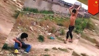 Teenager, binugbog hanggang halos mamatay, at inihian pa, ng mga school bullies!