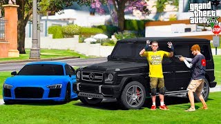 РЕАЛЬНАЯ ЖИЗНЬ В GTA 5 - УСТРОИЛ ПРАНК НАД ГАРВИНОМ! НАПУГАЛ БРАТА НА MERCEDES G63 AMG! ?ВОТЕР