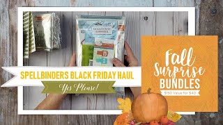Crafty Haul | Spellbinders Black Friday Sale | Fall Surprise Bundle