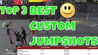 NBA 2K18 TOP 3 BEST CUSTOM JUMPSHOTS AFTER PATCH 8 | BEST JUMPSHOT IN 2K18