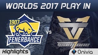 FB vs ONE Highlights Game 4 World Championship 2017 Play In 1907 Fenerbahce vs Team One by Onivia
