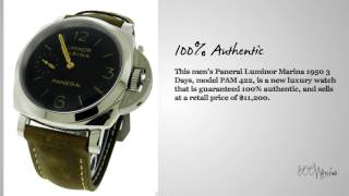 Panerai Luminor Marina 1950 3 Days PAM 422 Stainless Steel Watch