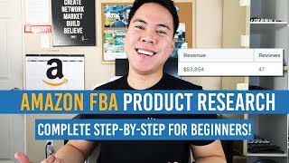 Amazon FBA PRODUCT RESEARCH For COMPLETE BEGINNERS! STEP BY STEP!