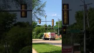 ACA P-50 siren behind Fire Department