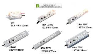 How to connect Smart Electronics'waterproof constant voltage led power supply