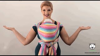 Wiązanie chusty - kangurek (babywearing tutorials: kangaroo carry)
