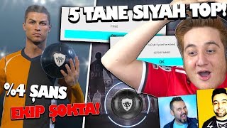 TEKRARDAN %4 ŞANS İLE C.RONALDO VE 5 TANE SİYAH TOP AÇTIM !! *sesegel ve ümidi şokta!*