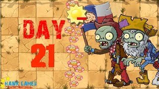 Plants vs Zombies 2 - Wild West - Day 21 [Don't Trample the Flowers] No Premium
