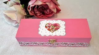 КОРОБОЧКА ДЛЯ ЧАЙНЫХ ПАКЕТИКОВ... Tea Box Tutorial
