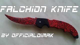 Как сделать Falchion Knife из CS:GO| How to make a Falchion Knife of CS: GO