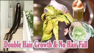 Homemade Hair Oil for Double Hair Growth & No Hair Fall