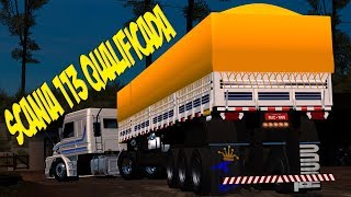 SCANIA 113 NA GRANEL ARQUEADA - DESCENDO A SERRA A TODA - ETS 2 MODS - G27