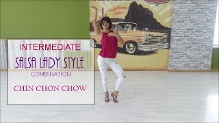 intermediate Salsa lady style class - "Chin chon chow" by Anna Lev