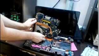 Как разобрать ноутбук Packard Bell EasyNote TV How to disassemble laptop Packard Bell EasyNote TV