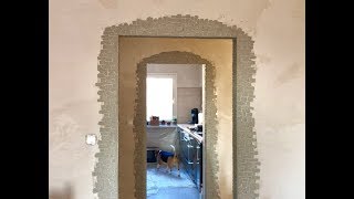 Арка из камня своими руками. Имитация камня. Türbogen aus dem Stein