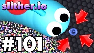 BIGGEST SNAKE Vs SMALLEST SNAKE TROLLING..!! | Slither.io Top Player | Slither.io Part 101